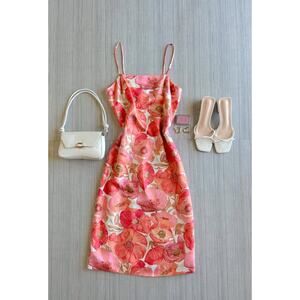 Ann Taylor SILK resort wear preppy mini dress size 2 XS